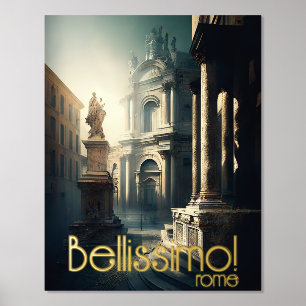 Rome Bellissimo  Foil Prints