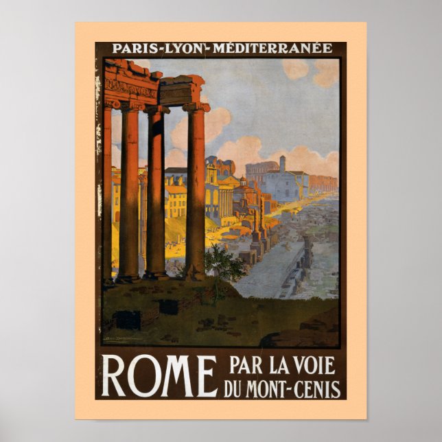 Rome by the Mont Cenis Express Poster (Front)