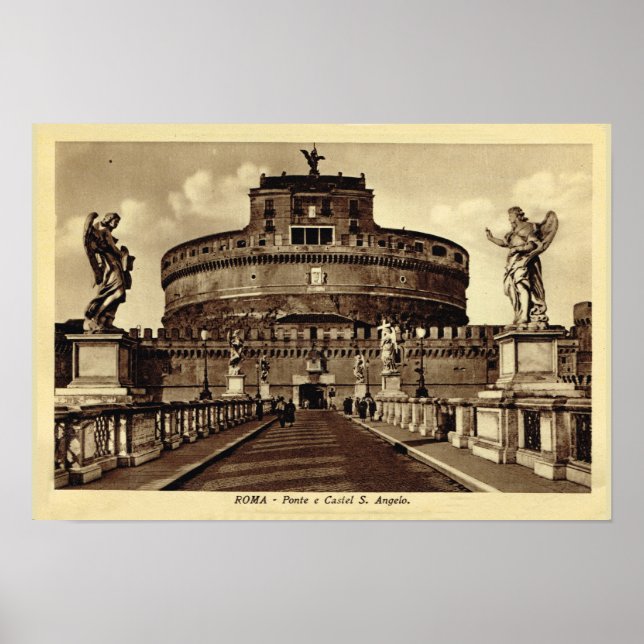 Rome, Castel Santa Angelo Poster (Front)