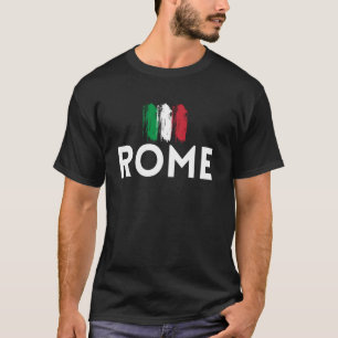 Rome City Italy Vacations Travelling Italian Women T-Shirt