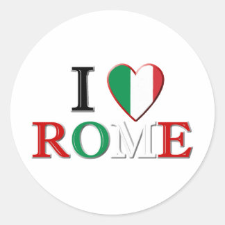 Rome Classic Round Sticker