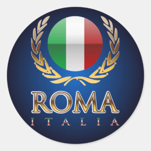 Rome Classic Round Sticker