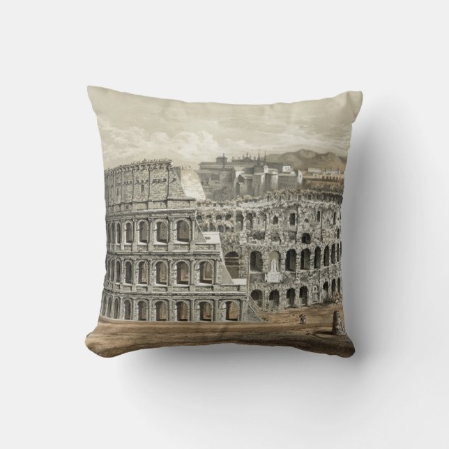Rome Coliseum Cushion (Front)