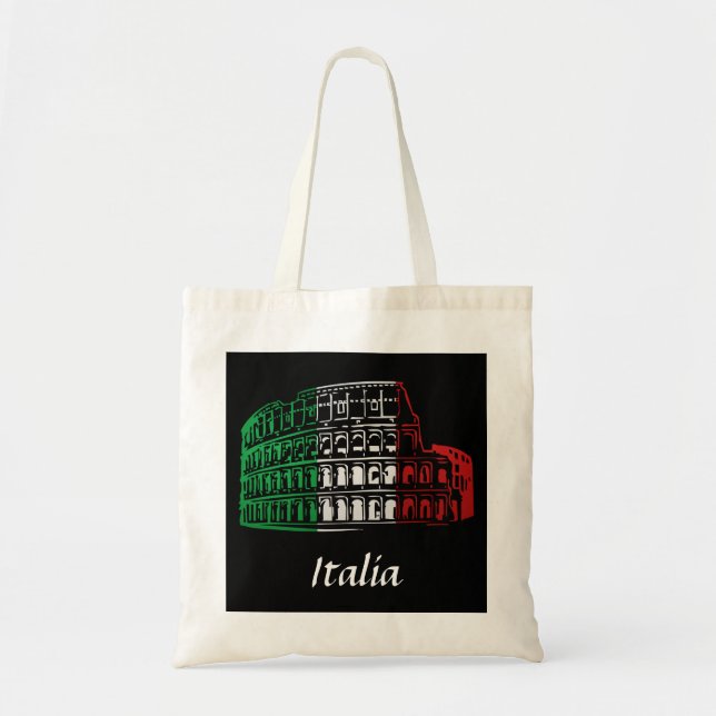 Rome Coliseum Italian Flag Bag (Front)