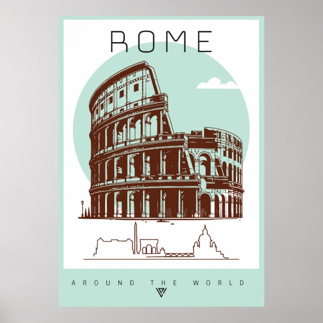 Rome coliseum  poster (Front)