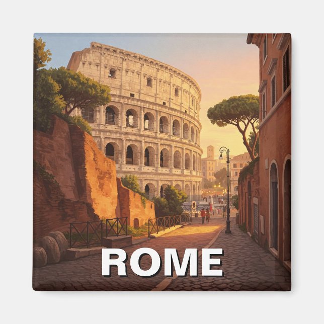 Rome Colosseum Italy Magnet (Front)