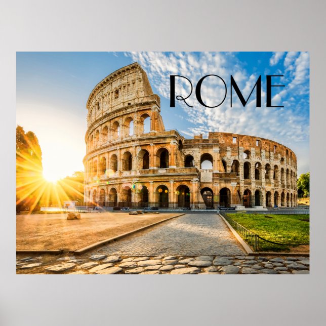 Rome Colosseum Poster (Front)