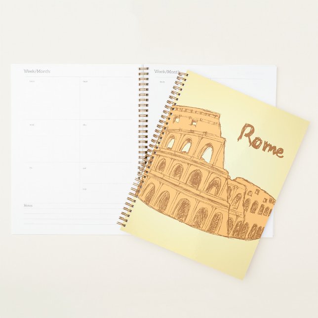 Rome Colosseum Sketch Spiral Planner (Creator Uploaded)