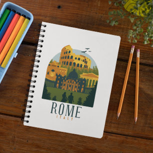 Rome Colosseum Vintage Notebook