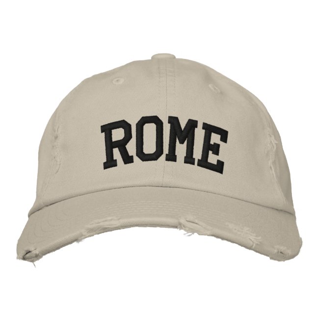 Rome Embroidered Hat (Front)