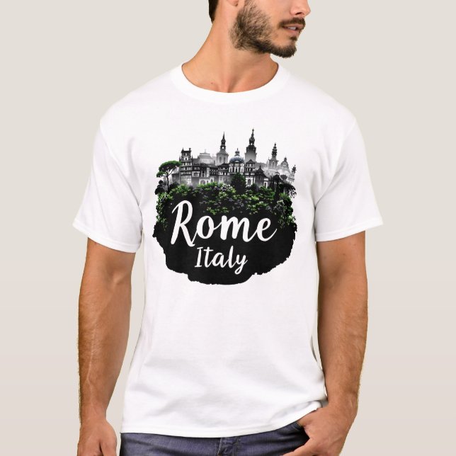 Rome Eternal City Art | Iconic Italy Design T-Shirt (Front)
