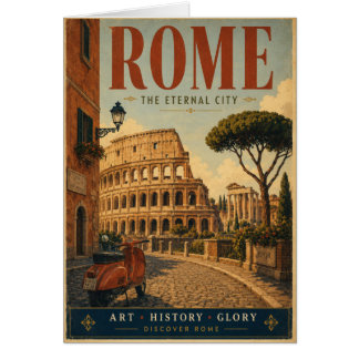 Rome Eternal City Travel Poster