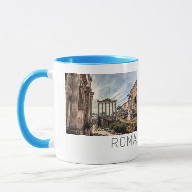 Rome Forum Romanum Italy Holiday Souvenir Mug (Left)