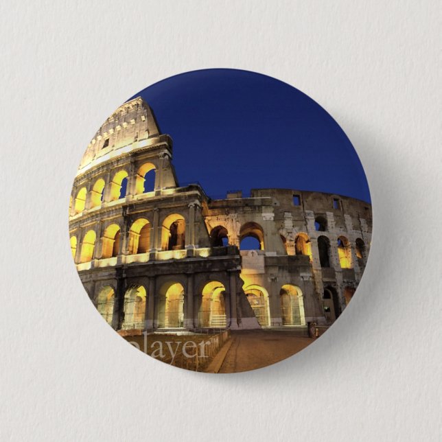 Rome - GalleryPlayer 6 Cm Round Badge (Front)
