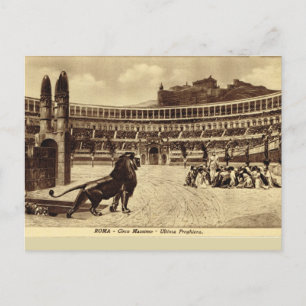 Rome, Games in the Circus Maximus Postcard