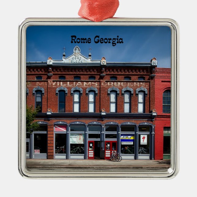 Rome, Georgia Metal Tree Decoration (Front)