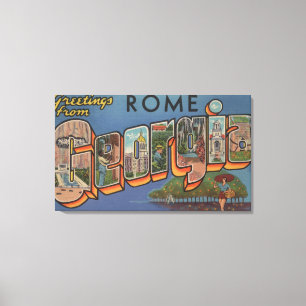 Rome, GeorgiaLarge Letter ScenesRome, GA Canvas Print
