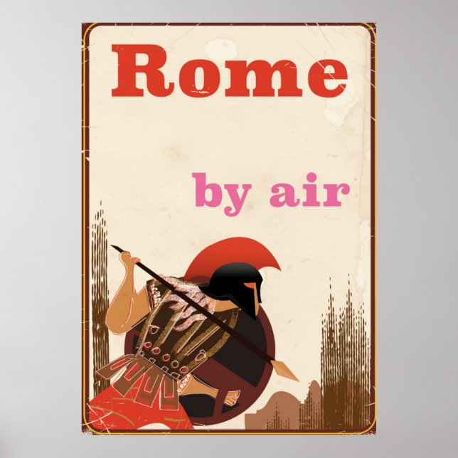 Rome Gladiator air travel poster (Front)