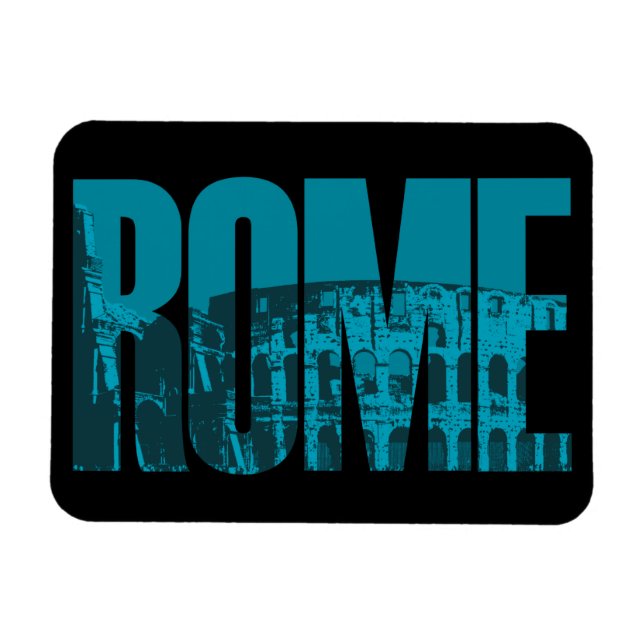 Rome Graphic Magnet (Horizontal)