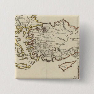 Rome, Greece, Turkey 15 Cm Square Badge
