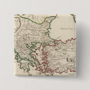Rome, Greece, Turkey 3 15 Cm Square Badge