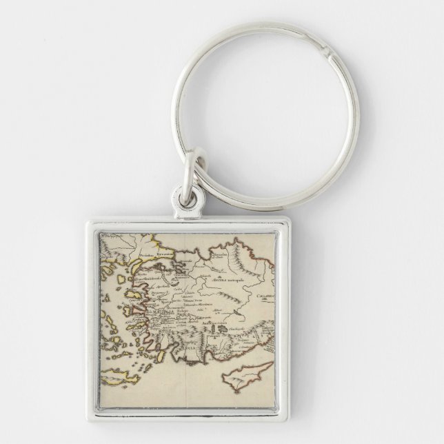 Rome, Greece, Turkey Key Ring (Front)