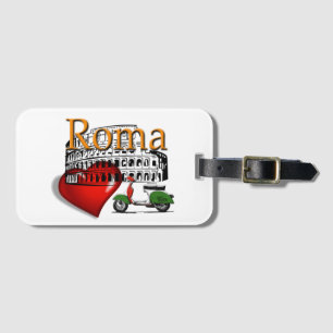 Rome in my Heart Luggage Tag