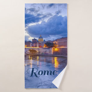 Rome Italy Bath Towel