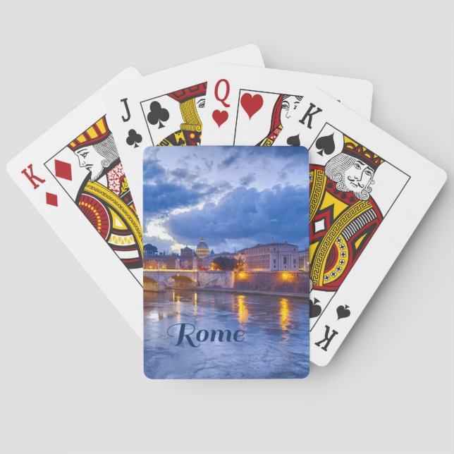Rome Italy Beautiful Playing Cards (Back)