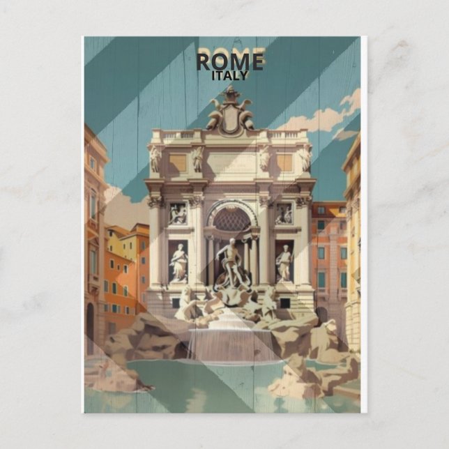 Rome - Italy Best place for visit Postcard (Front)