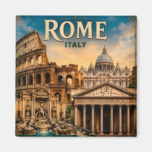 🌍 Rome Italy Bucket List Travel Keepsake 🌍 Magnet