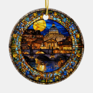 Rome Italy Ceramic Tree Decoration