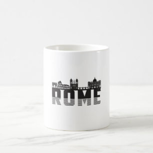 Rome Italy City Skyline Cityscape Funny Gift Idea Coffee Mug