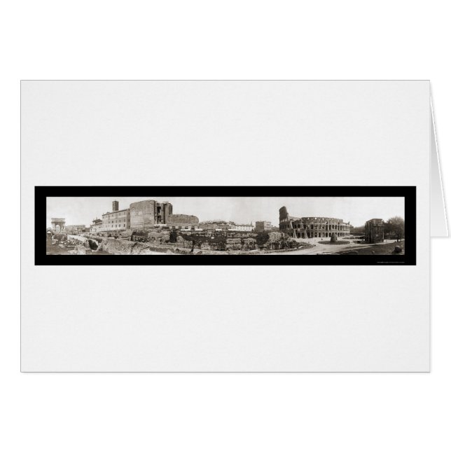 Rome, Italy Coliseum Photo 1909 (Front Horizontal)