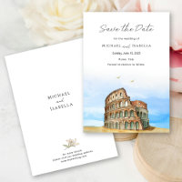Rome Italy Colosseum Destination Wedding
