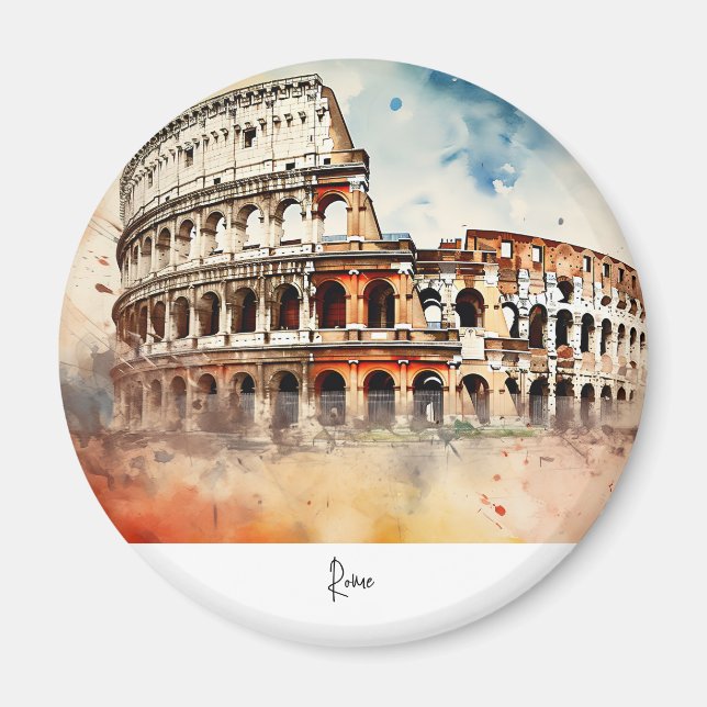  Rome Italy Colosseum  Magnet (Front)
