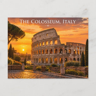 Rome Italy Colosseum Postcard