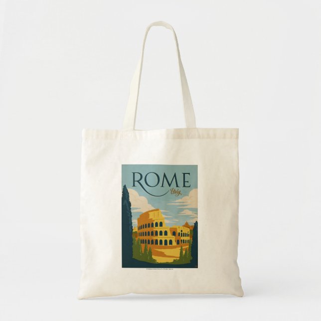 Rome, Italy Colosseum Tote Bag (Front)