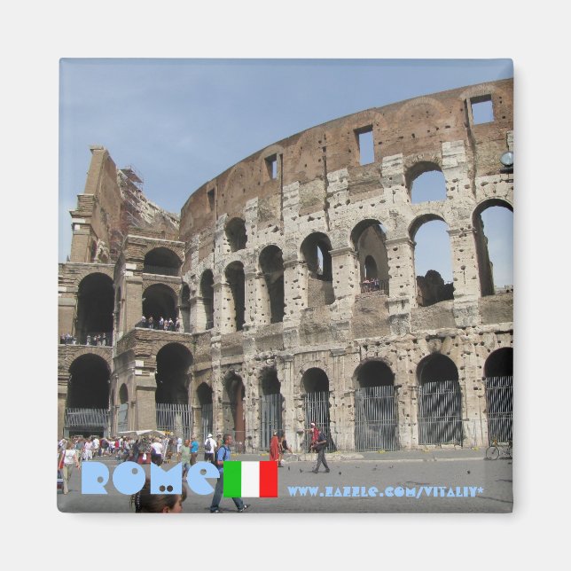 Rome Italy cool magnet design (Front)