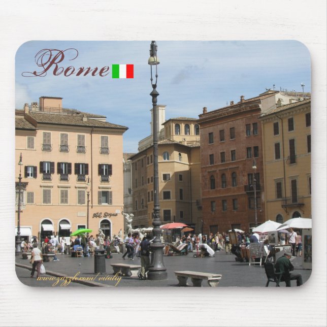 Rome Italy cool mousepad design (Front)