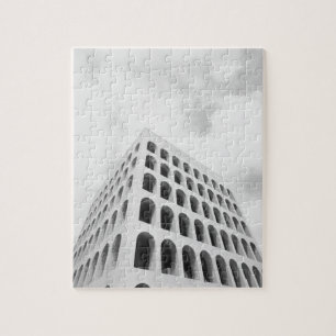 Rome Italy, EUR Palazzo del Lavoro Jigsaw Puzzle