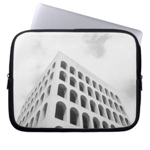 Rome Italy, EUR Palazzo del Lavoro Laptop Sleeve