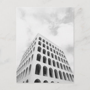 Rome Italy, EUR Palazzo del Lavoro Postcard