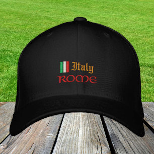 Rome & Italy fashion / Italian Flag Patriots Embroidered Hat