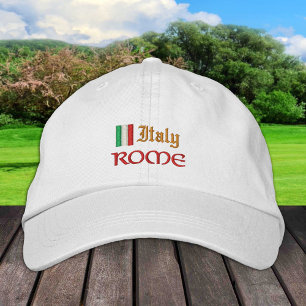 Rome & Italy fashion / Italian Flag Patriots Embroidered Hat