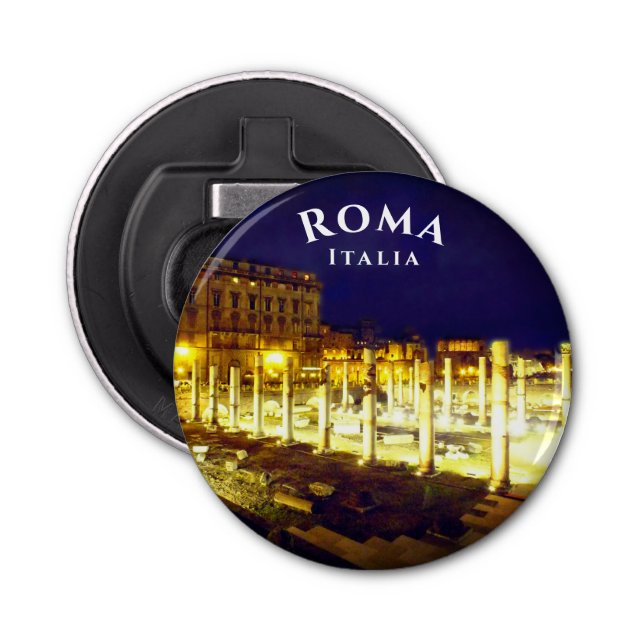Rome, Italy | Forum of Trajan Bottle Opener (Front)