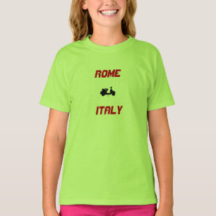 Rome, Italy (Lazio Region) Scooter Kids T-Shirt