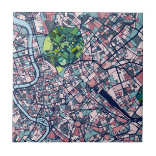 Rome Italy Map Tile