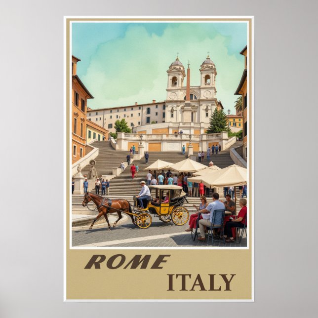 Rome, Italy poster  (Front)