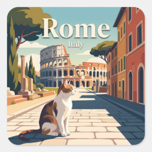 Rome, Italy Square Sticker